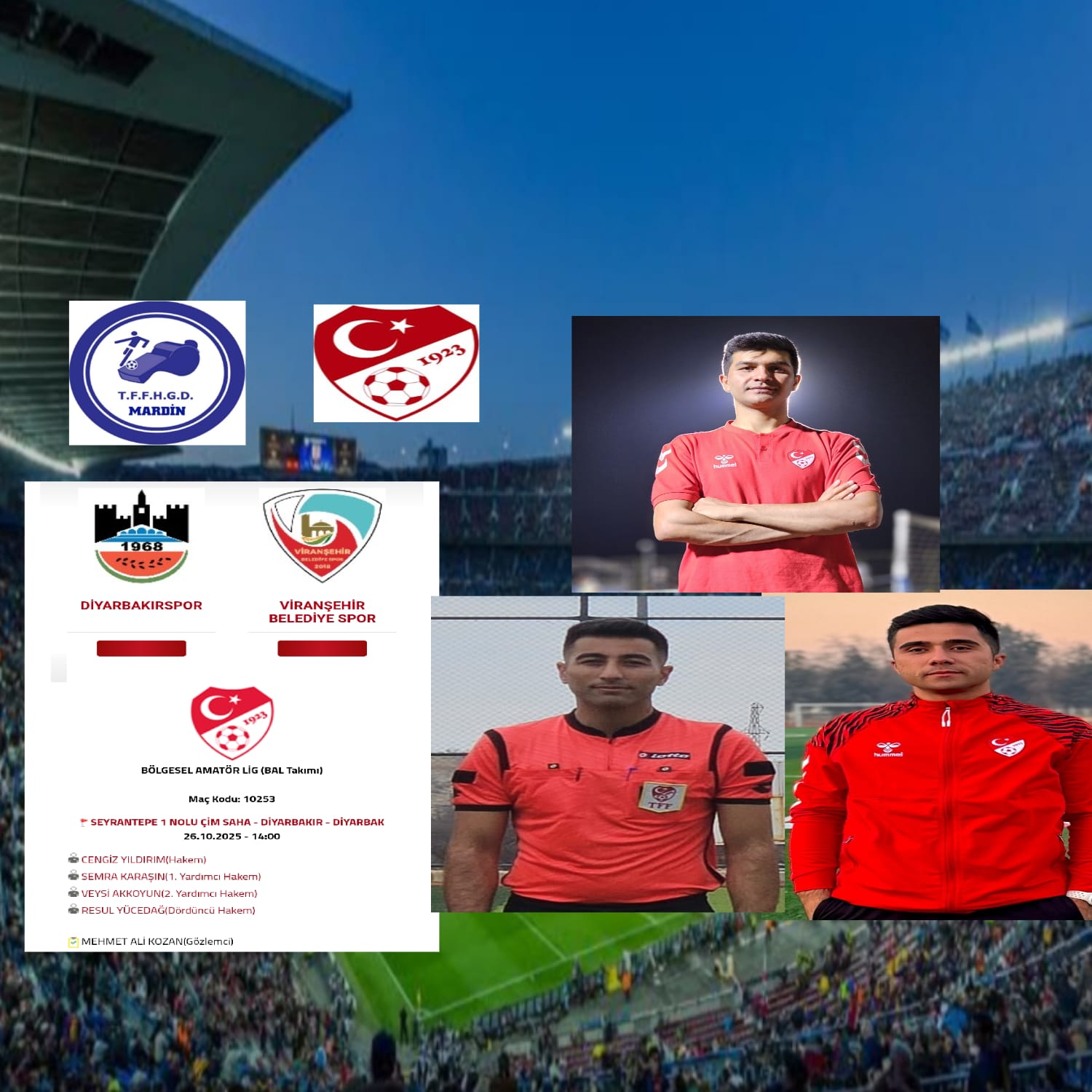 TFF DEN HAKEMLERİMİZE GÖREV