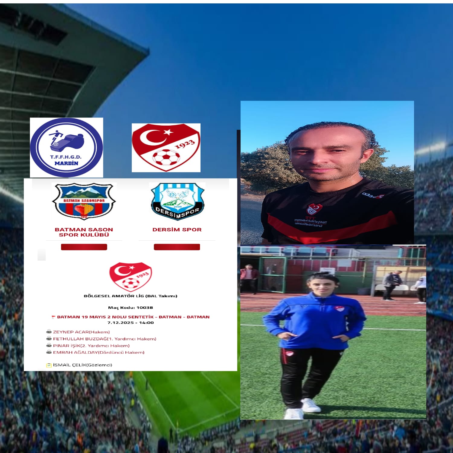 HAKEMLERİMİZE MHK DEN GÖREV