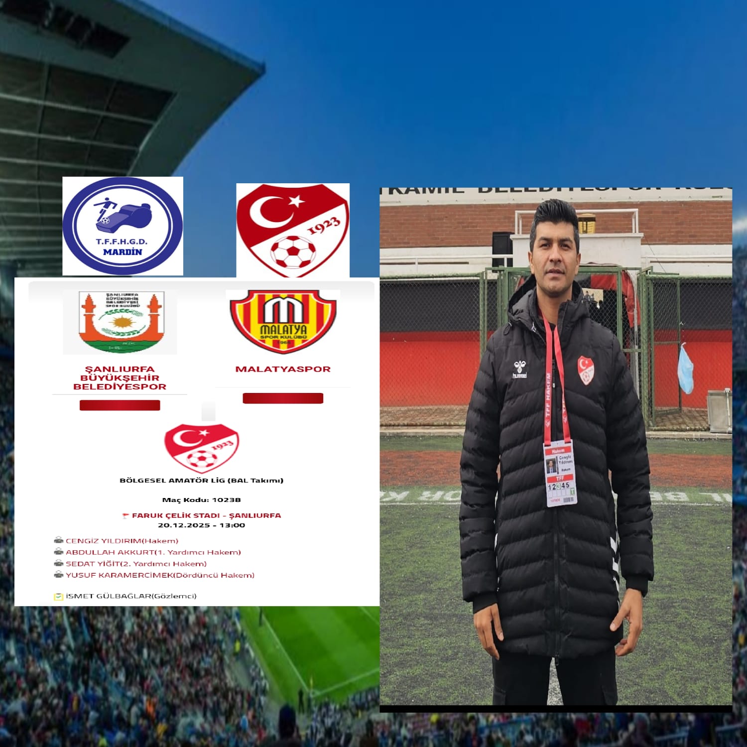 CENGİZ YILDIRIM HOCAMIZA BAŞARILAR DİLERİZ