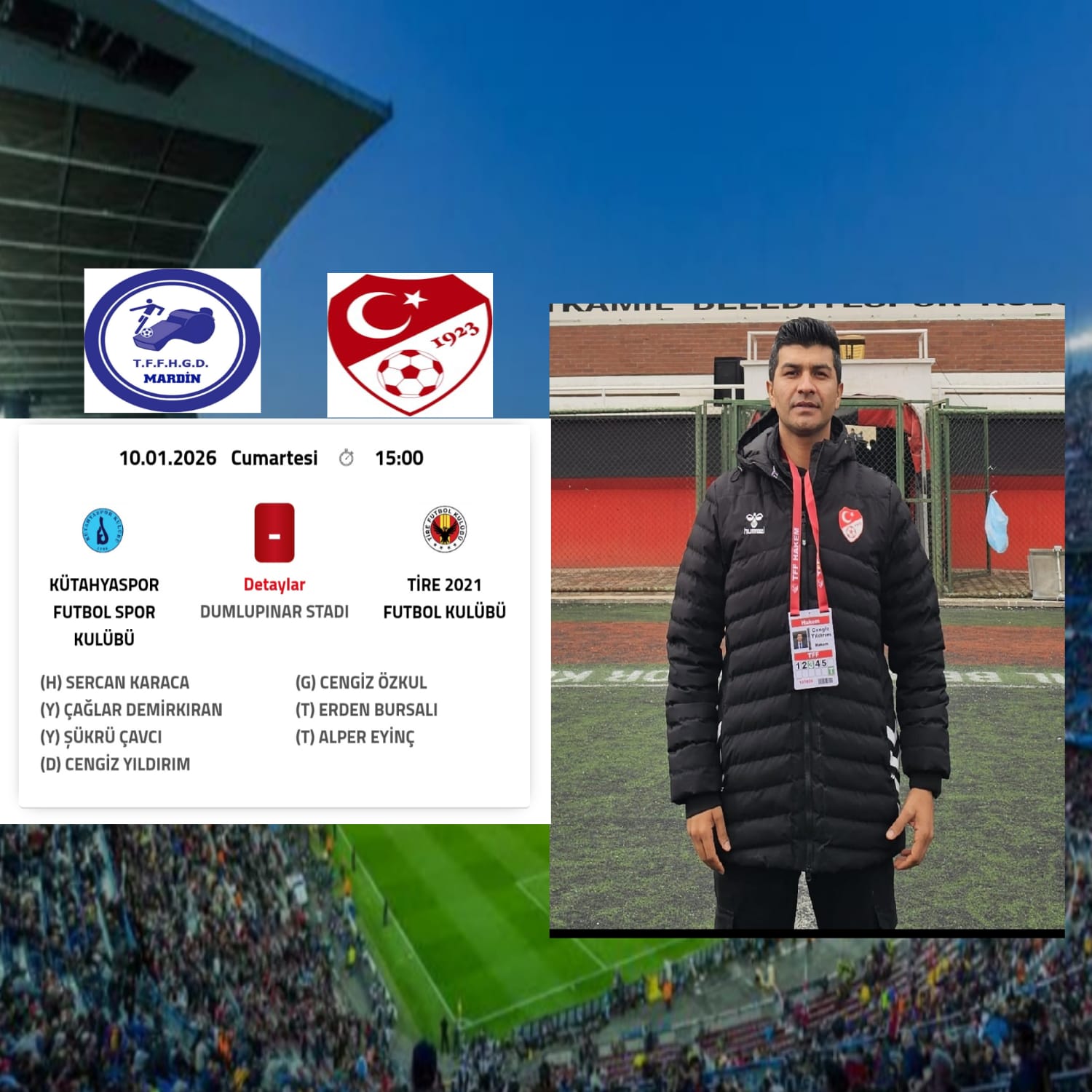 CENGİZ YILDIRIM HOCAMIZA BAŞARILAR DİLERİZ