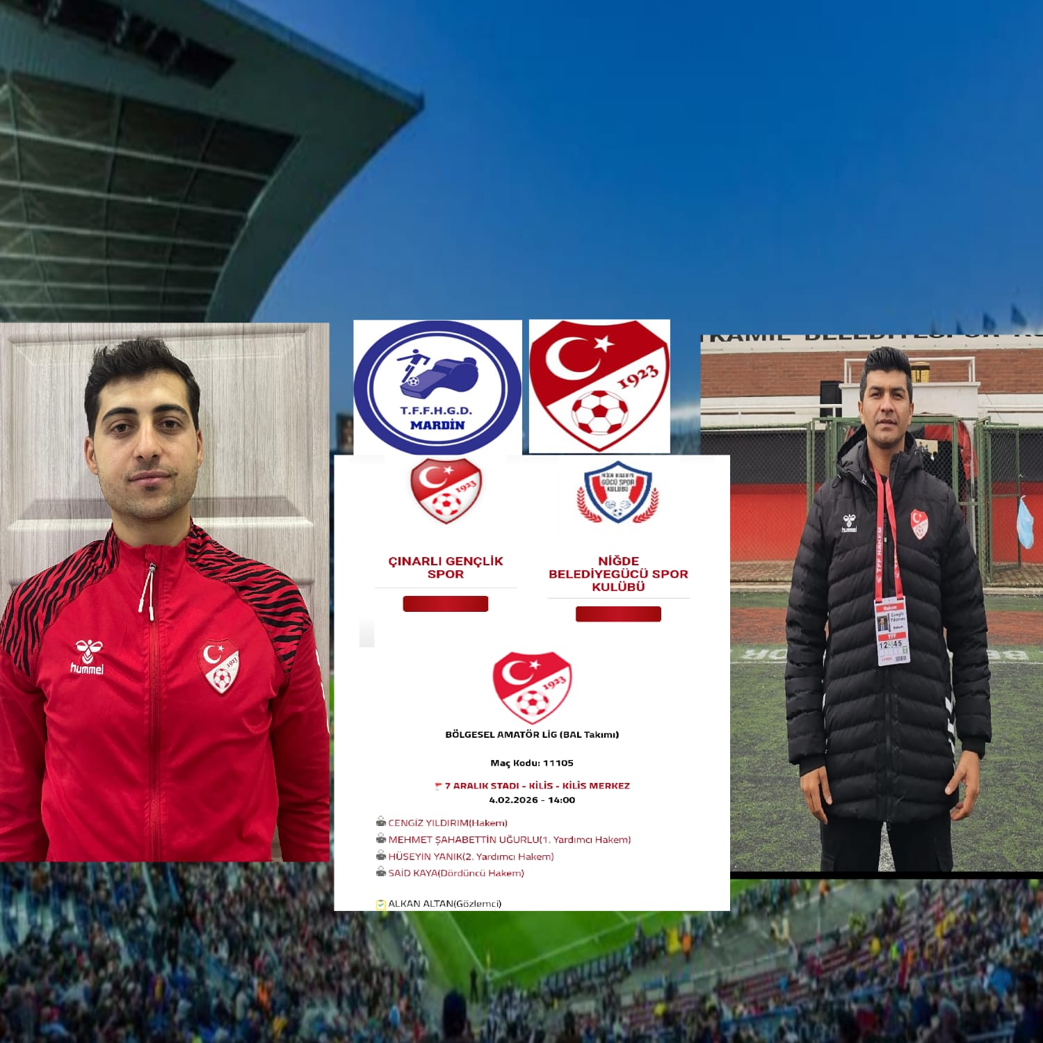 CENGİZ VE SAİD HOCALARIMIZA BAŞARILAR DİLERİZ